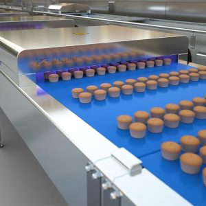 Cooling and UV sterilization line