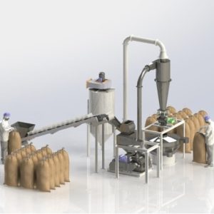 Turmeric Grinding & Sieving System